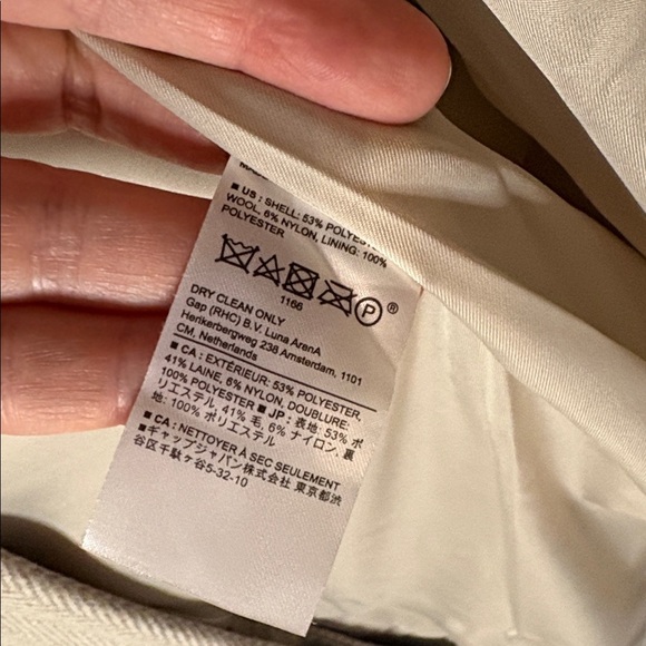 NWOT Banana Republic Herringbone Sport Coat in Beige, never worn. - Picture 4 of 7